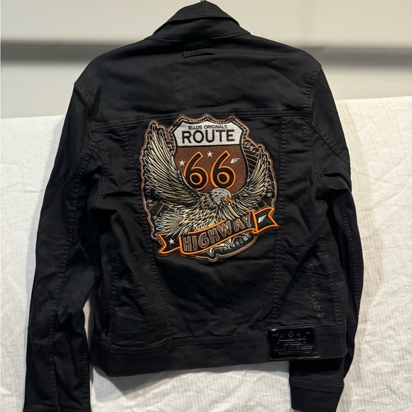 Ellus premium denim route66 jacket - Picture 1 of 10
